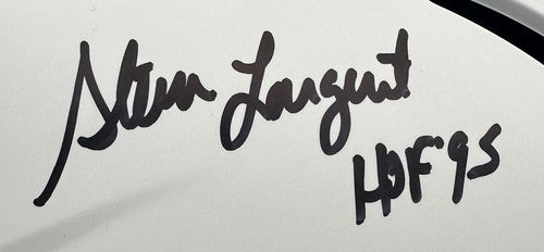 Steve Largent Signed Seahawks Lunar Eclipse Authentic FS Helmet HOF Auto BAS
