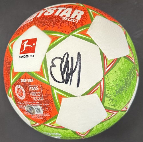 Erling Haaland Signed Derbystar Bundesliga FS Soccer Ball Dortmund Autograph BAS