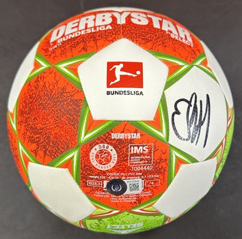 Erling Haaland Signed Derbystar Bundesliga FS Soccer Ball Dortmund Autograph BAS