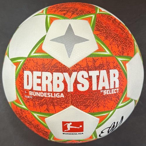 Erling Haaland Signed Derbystar Bundesliga FS Soccer Ball Dortmund Autograph BAS