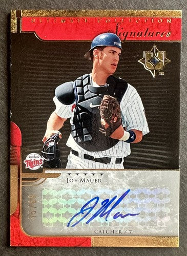 2005 Upper Deck Ultimate Collection Signatures Joe Mauer /69 Twins Mint Auto HOF
