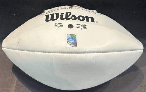 Joe Montana Signed Football 49ers SB The Catch Hand Drawn Play Auto HOLO Coa LE