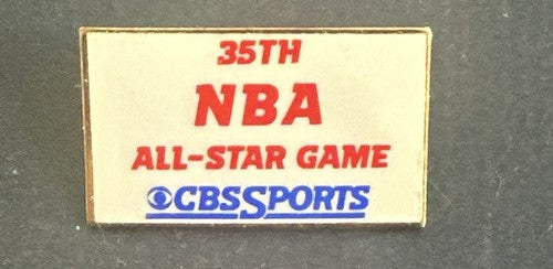 1985 NBA All-star Game basketball Pin Michael Jordan Rookie Year 1st All Star