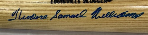 Ted Theodore Samuel Williams Signed Game Model Bat Red Sox Mint Auto JSA Coa Hof