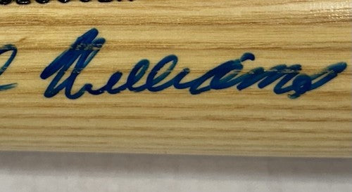 Ted Theodore Samuel Williams Signed Game Model Bat Red Sox Mint Auto JSA Coa Hof