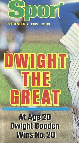 Dwight Gooden Signed 1985 Sports Illustrated Full Magazine Rookie Auto Mets COA
