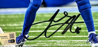 Jared Goff 8x10 Framed Action Photo Detroit Lions Mint Autograph Fanatics COA