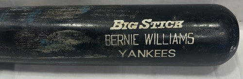 Bernie Williams Signed Game Used Rawlings Big Stick Pro Model Early Auto COA