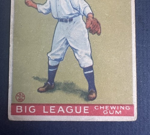 1933 Goudey #159 Oswald Bluege Ex CENTERED No Creases