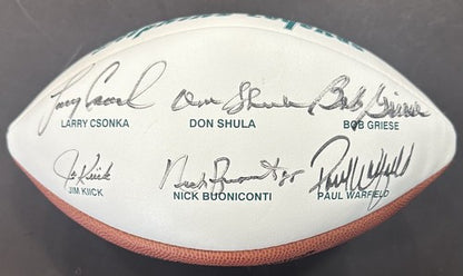 Dolphins Legends Signed Wilson NFL Collectible Football 6 Auto Csonka Shula COA