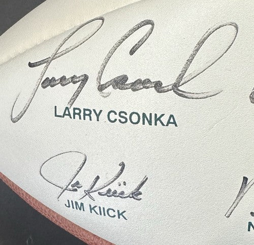 Dolphins Legends Signed Wilson NFL Collectible Football 6 Auto Csonka Shula COA