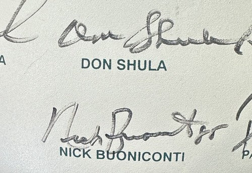 Dolphins Legends Signed Wilson NFL Collectible Football 6 Auto Csonka Shula COA