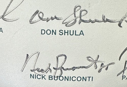 Dolphins Legends Signed Wilson NFL Collectible Football 6 Auto Csonka Shula COA