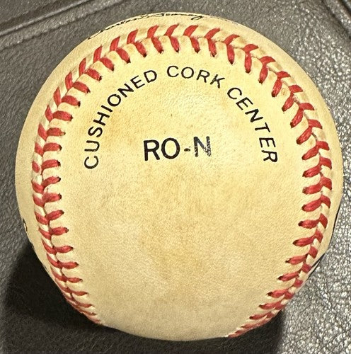 Lenny Dykstra Ray Knight NL Feeney Baseball 1986 Mets Early Autograph WS MVP COA