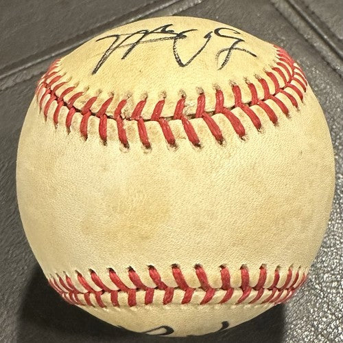 Lenny Dykstra Ray Knight NL Feeney Baseball 1986 Mets Early Autograph WS MVP COA