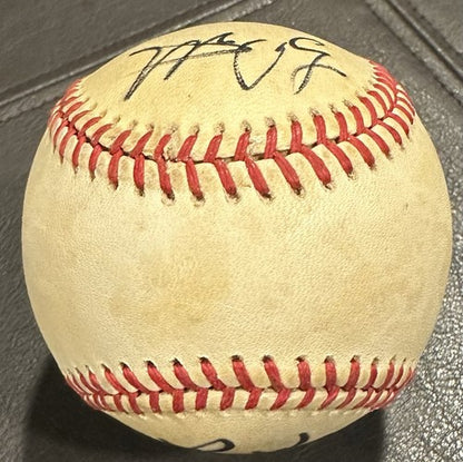 Lenny Dykstra Ray Knight NL Feeney Baseball 1986 Mets Early Autograph WS MVP COA