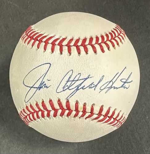 Jim Catfish Hunter Signed Official AL Baseball Yankees Mint Hof Auto JSA LOA