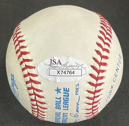 Jim Catfish Hunter Signed Official AL Baseball Yankees Mint Hof Auto JSA LOA