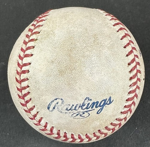 2003 Yankees 5/7/03 Game Used Official MLB Baseball Joe Torre 1603 Wins CBM COA