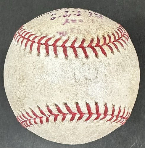 2003 Yankees 5/7/03 Game Used Official MLB Baseball Joe Torre 1603 Wins CBM COA
