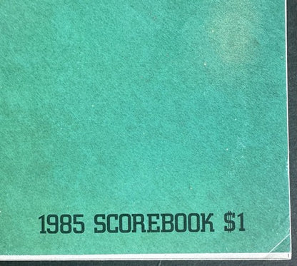 Pete Rose Signed 1985 Cincinnati Reds Scorebook Full Magazine 4192 Auto PSA COA