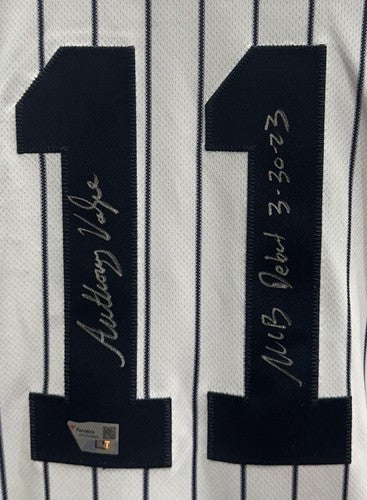 Anthony Volpe Signed Nike Authentic Yankees Jersey MLB Debut Auto Fanatics COA