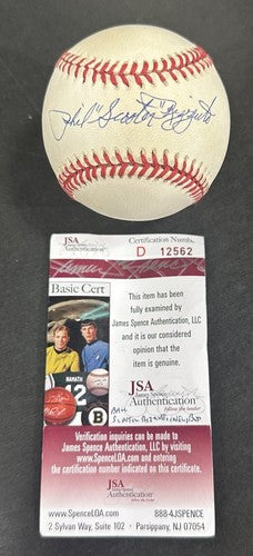 Phil Scooter Rizzuto Signed Official AL Baseball Yankees Nickname Auto Hof JSA