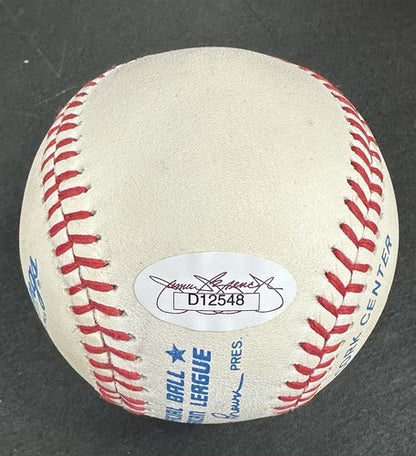 Mel Allen Signed Official AL Bobby Baseball Yankees Hof Announcer Mint Auto Jsa
