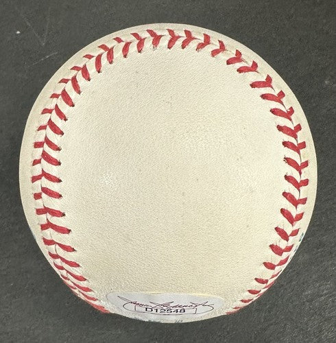 Mel Allen Signed Official AL Bobby Baseball Yankees Hof Announcer Mint Auto Jsa