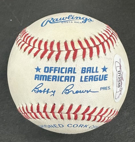 Mel Allen Signed Official AL Bobby Baseball Yankees Hof Announcer Mint Auto Jsa