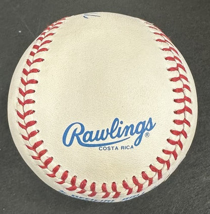 Mel Allen Signed Official AL Bobby Baseball Yankees Hof Announcer Mint Auto Jsa