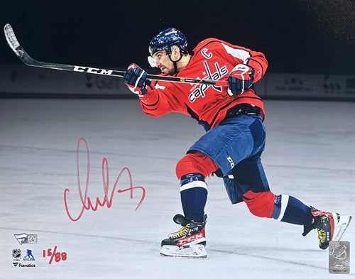 Alex Ovechkin Capitals Signed 11x14 Framed Spotlight Photo LE /88 Auto Fanatics