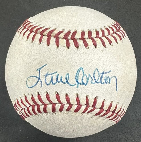 Steve Carlton Signed Official NL Giamatti Baseball Phillies Autograph SGC COA