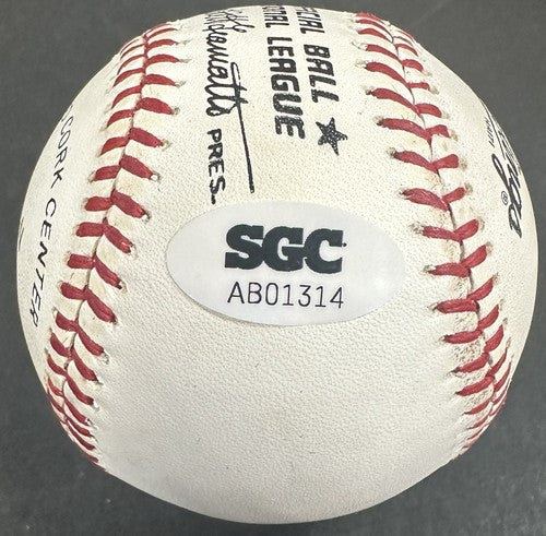 Steve Carlton Signed Official NL Giamatti Baseball Phillies Autograph SGC COA
