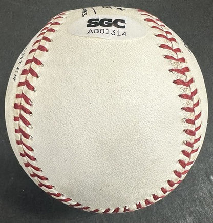 Steve Carlton Signed Official NL Giamatti Baseball Phillies Autograph SGC COA