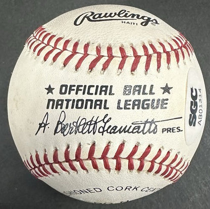 Steve Carlton Signed Official NL Giamatti Baseball Phillies Autograph SGC COA