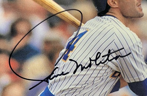 Paul Molitor Signed 8x10 Photo Milwaukee Brewers Mint Autograph SGC COA HOF MLB
