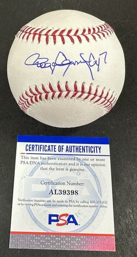 Roger Clemens Signed Official MLB Baseball Yankees Red Sox Cy 7 Auto PSA Coa