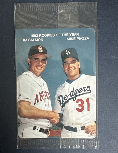 Mike Piazza Mother's Cookies 1993 Rookies Roy Tim Salmon Sealed 5 Pack Lot Packs