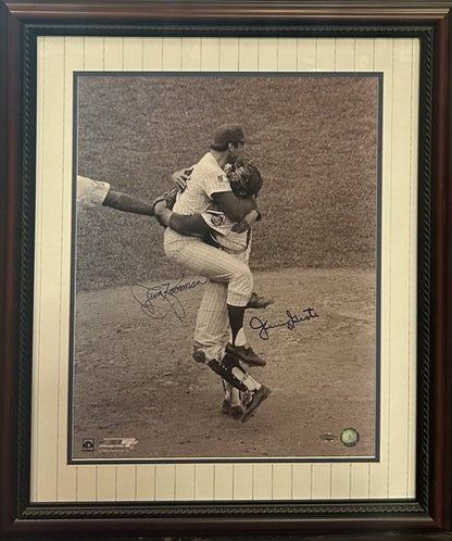 Jerry Koosman Jerry Grote Signed 16x20 Framed Photo Mets 1969 WS Autograph COA