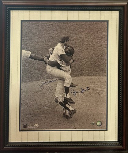 Jerry Koosman Jerry Grote Signed 16x20 Framed Photo Mets 1969 WS Autograph COA