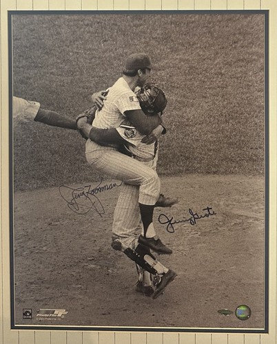 Jerry Koosman Jerry Grote Signed 16x20 Framed Photo Mets 1969 WS Autograph COA
