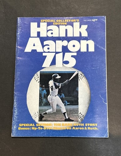 1974 HANK AARON 715 Special Collectors Edition Magazine Program