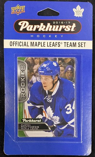 Toronto Maple Leafs 2016-17 UD PARKHURST Team Set Auston Matthews ROOKIE RC Mint