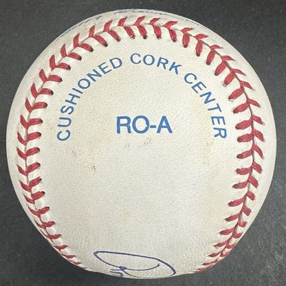 Ron Bloomberg Signed Official AL Baseball Yankees 1st DH 4/6/73 Autograph COA