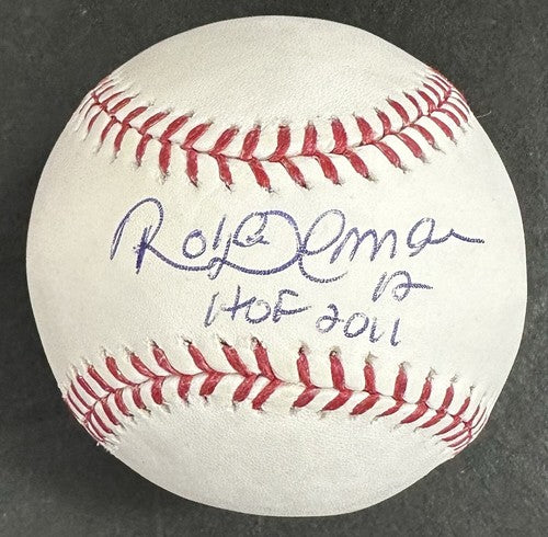 Roberto Alomar Signed Official MLB Baseball HOF 2011 Autograph Blue Jays JSA COA