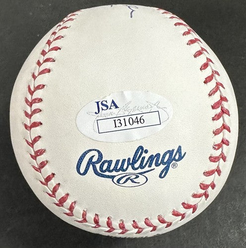 Roberto Alomar Signed Official MLB Baseball HOF 2011 Autograph Blue Jays JSA COA