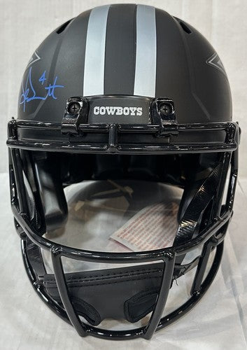 Dak Prescott Signed Cowboys Authentic Proline Eclipse FS Helmet Auto Fanatics