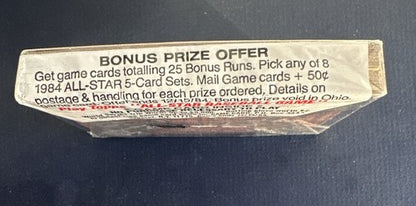 1984 Topps Baseball Cello Pack Factory Sealed George Brett On Top Royals Mint