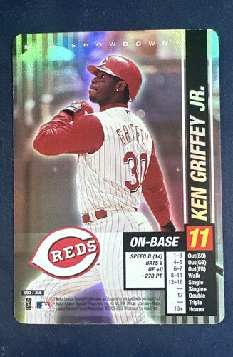 2002 MLB Showdown Ken Griffey Jr. Base Set FOIL #93 Reds Holo